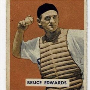 1949 Bowman Baseball Bruce Edwards #206