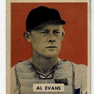 1949 Bowman Baseball Al Evans #132