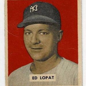 1949 Bowman Baseball Ed Lopat #229