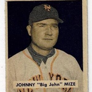 1949 Bowman Baseball Johnny Mize #85