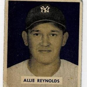 1949 Bowman Baseball Allie Reynolds #114