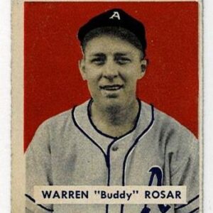 1949 Bowman Baseball Buddy Rosar #138