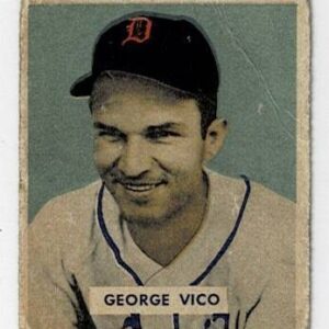 1949 Bowman Baseball George Vico #122