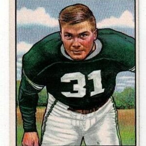 1950 Bowman Football Richard Barwegen #40
