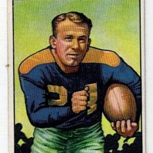 1950 Bowman Football Larry Coutre #47