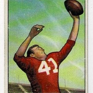 1950 Bowman Football Bill Dewell #22