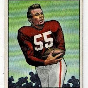 1950 Bowman Football Paul Salata #70