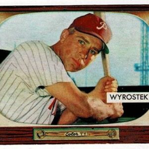 1955 Bowman Baseball Johnny Wyrostek #237