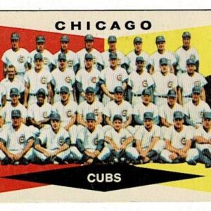 1960 Topps Baseball High Number Chicago Cubs Team #513