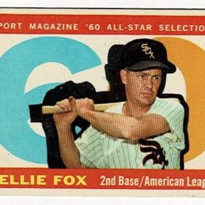 1960 Topps Baseball High Number Nellie Fox All Star #555