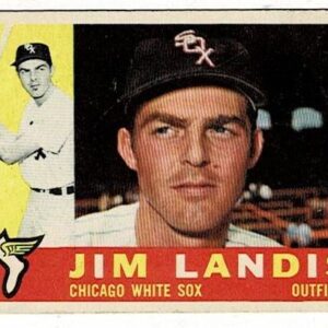 1960 Topps Baseball High Number Jim Landis #550