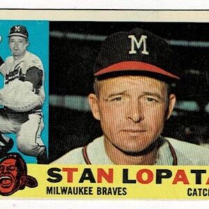 1960 Topps Baseball High Number Stan Lopata #515