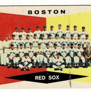 1960 Topps Baseball High Number Boston Red Sox Team #537