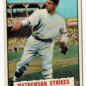 1961 Topps Baseball Christy Mathewson Strikes Out 267 #408