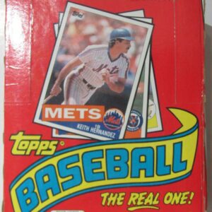 1985 Topps Baseball Unopened Wax Box