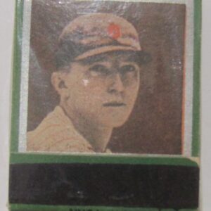 1934 Diamond Matchbook 2 Matchbook Pack Mel Harder, Glenn Myatt