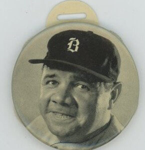 Babe Ruth 1935 Quaker Oats Premium Fob Counter Scorer Pin Boston Braves Yankees