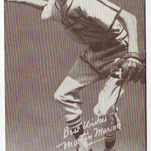 1947-1966 Exhibits Marty Marion