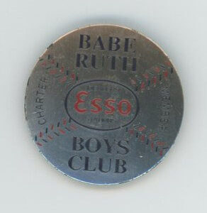 Babe Ruth Esso Boys Club Charter Member Pin