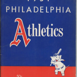 1951 Philadelphia Athletics Yearbook