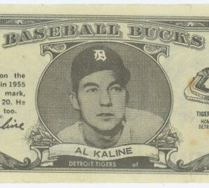 1962 Topps Baseball Bucks Al Kaline
