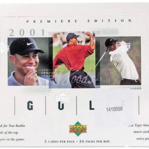 2001 Tiger Woods Upper Deck Box Sealed 24 Packs