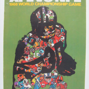 1968 Super Bowl II Program January 14, 1968