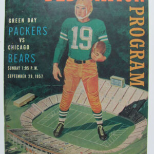 Lambeau Field Green Bay Packers Program Stadium Dedication Sept. 29 1957