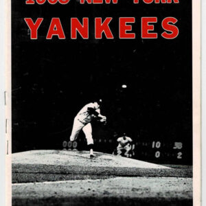 1968 New York Yankees Program Mickey Mantle Last Home Game