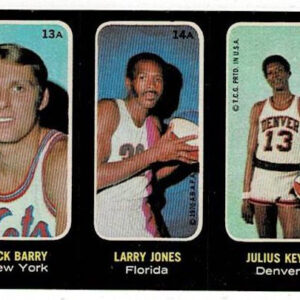 1971-72 Topps Trios Stickers #13A-14A-15A Rick Barry