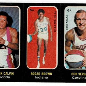 1971-72 Topps Trios Stickers #4A-5A-6A Roger Brown