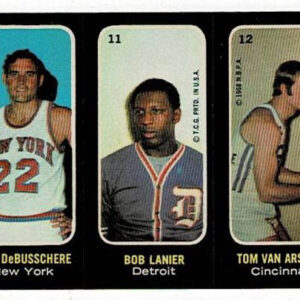 1971-72 Topps Trios Stickers #10-11-12 Dave DeBusschere, Bob Lanier
