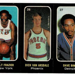 1971-72 Topps Trios Stickers #25-26-27 Walt Frazier, Dave Bing