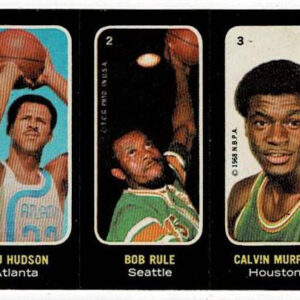 1971-72 Topps Trios Stickers #1-2-3 Lou Hudson, Calvin Murphy