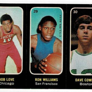 1971-72 Topps Trios Stickers #28-29-30 Dave Cowens