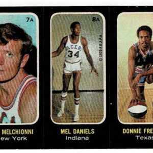 1971-72 Topps Trios Stickers #7A-8A-9A Mel Daniels