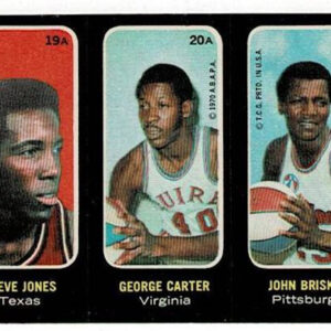 1971-72 Topps Trios Stickers #19A-20A21A Steve Jones, John Brisker