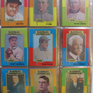 1980 SSPC/TCMA Baseball Immortals Complete Set 1-189 HOF