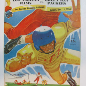 Green Bay Packers at Los Angeles Rams December 11, 1955 Program