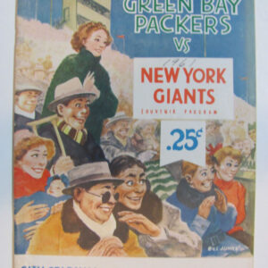 New York Giants at Green Bay Packers Sept 14, 1961 Bishop's Charity Game Program