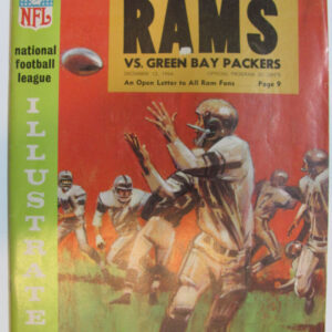Green Bay Packers at Los Angeles Rams December 13, 1964 Program