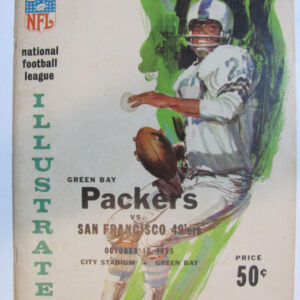 San Francisco 49ers at Green Bay Packers Oct 10, 1965 Program