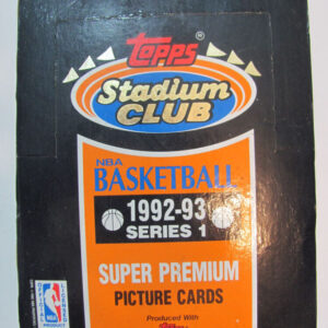 1992-93 Topps Stadium Club Basketball Series 1 Unopened Box