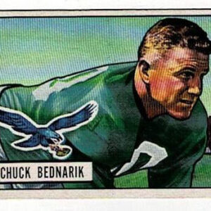 1951 Bowman Chuck Bednarik #12 HOF