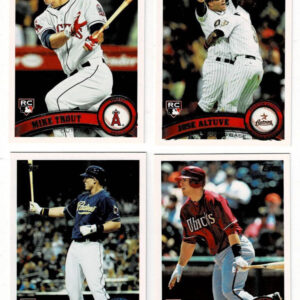 2011 Topps Baseball Complete Update Set Trout Freeman Altuve RC