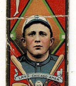 1911 T205 Frank Lang Chicago White Sox, Sweet Caporal Back