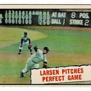 1961 Topps Larsen Pitches Perfect Game #402