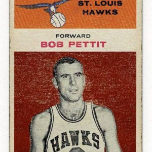 1961 Fleer Basketball Bob Pettit #34