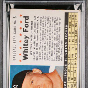 1961 Post Cereal Whitey Ford #6 PSA 3