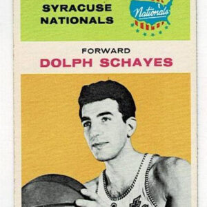 1961 Fleer Basketball Dolph Schayes #39